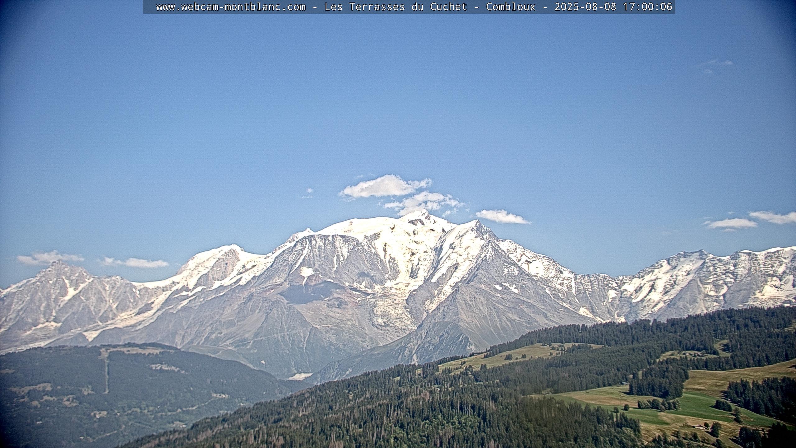 Vue du Mont-Blanc